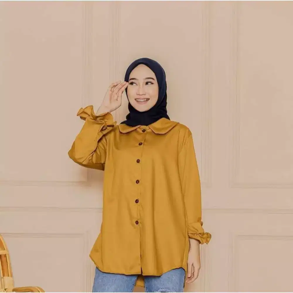 Atasan kameja casual
