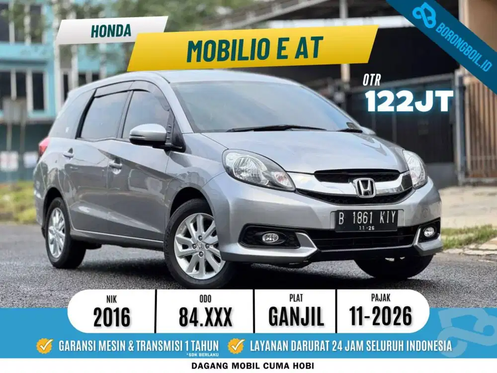 Mobilio E AT Silver Metalik 2016