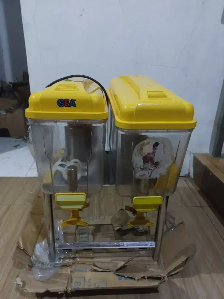 Dispenser juicer gea 2 tabung pendingin 12 liter