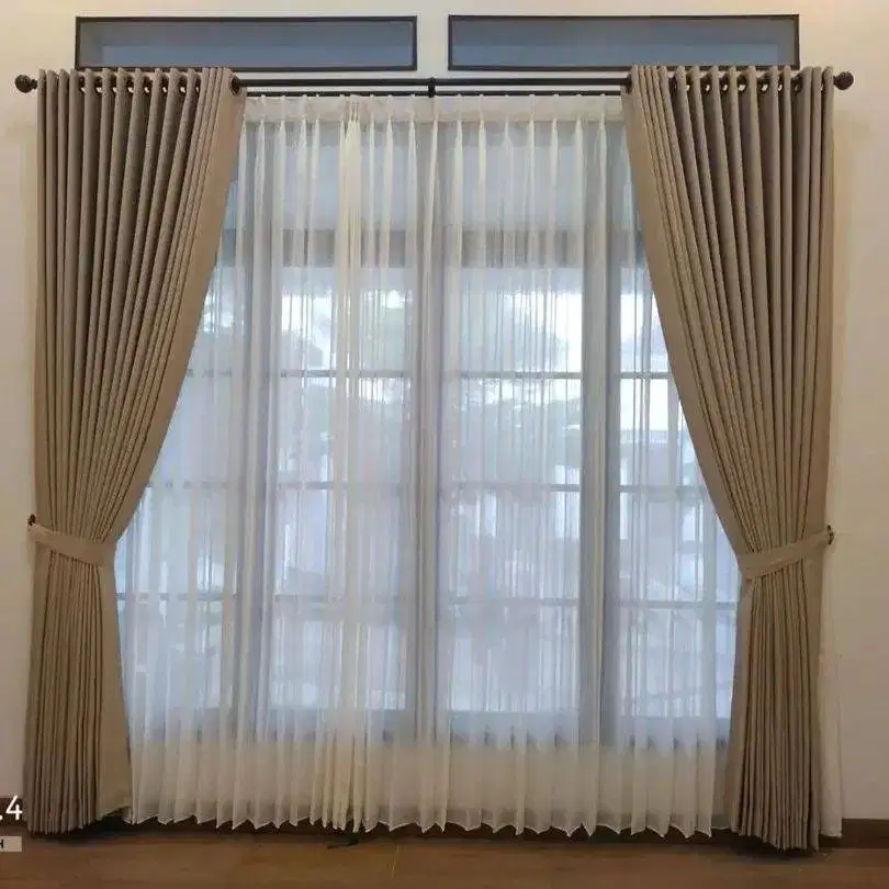 Jual & Pasang Gorden Vitrase Korden Hordeng Curtain Roller Blinds