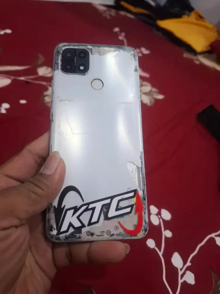 Oppo a15 ram3 minus kesing belakang lecet