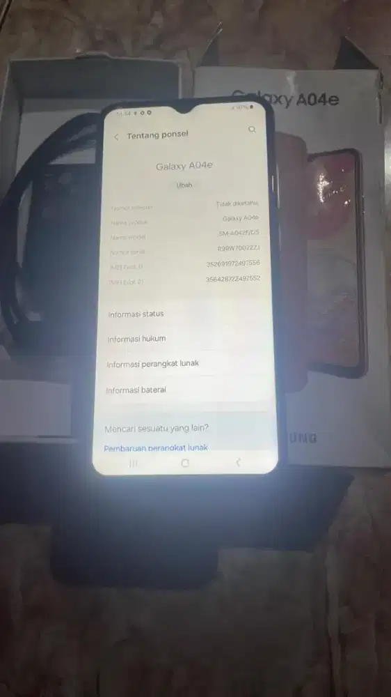 Samsung A04e mulus no minus ram 3/32 fulset