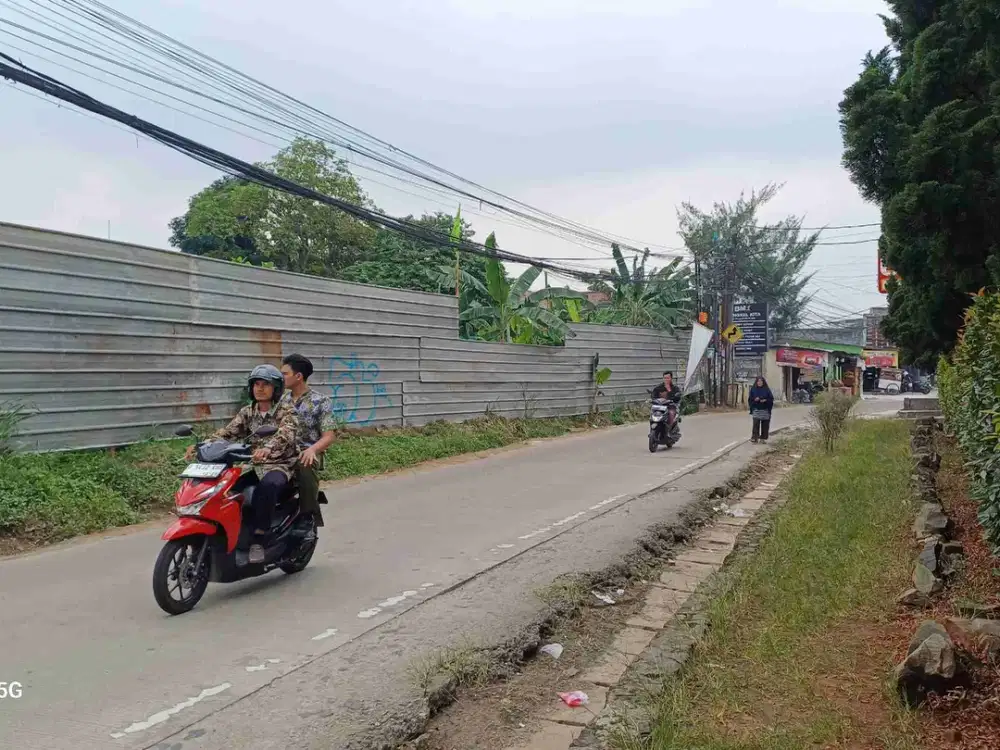 Jual Tanah di jln masjid ciater cocok utk Perumahan atau gudang