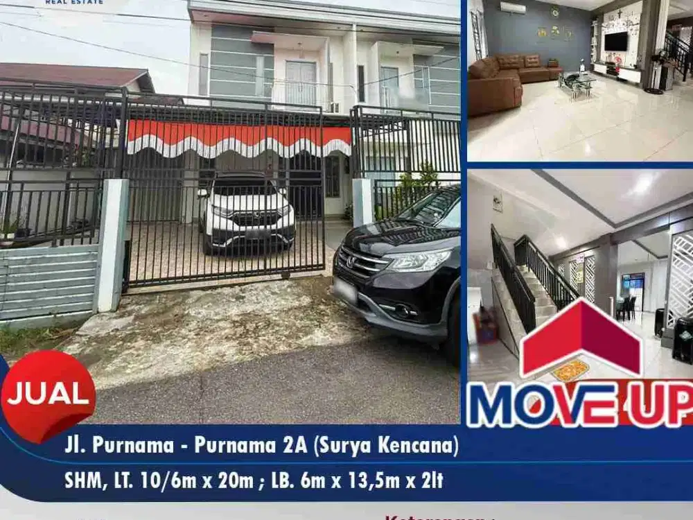 Rumah 2 lantai siap huni