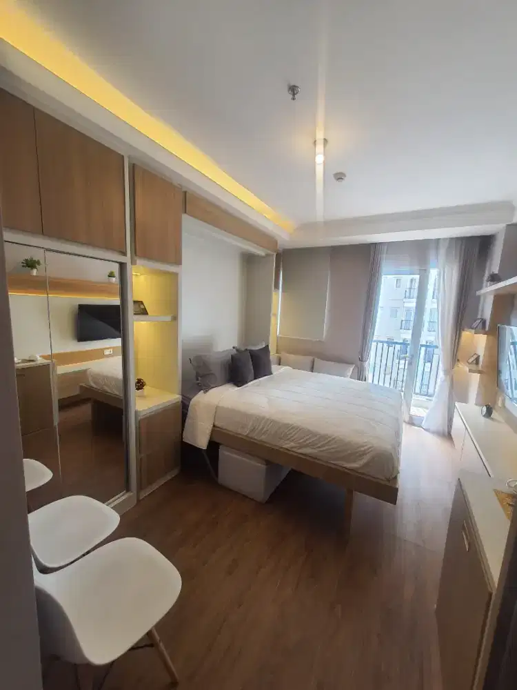 Paket furniture custom kitchenset bedset partisi wall panel murmer