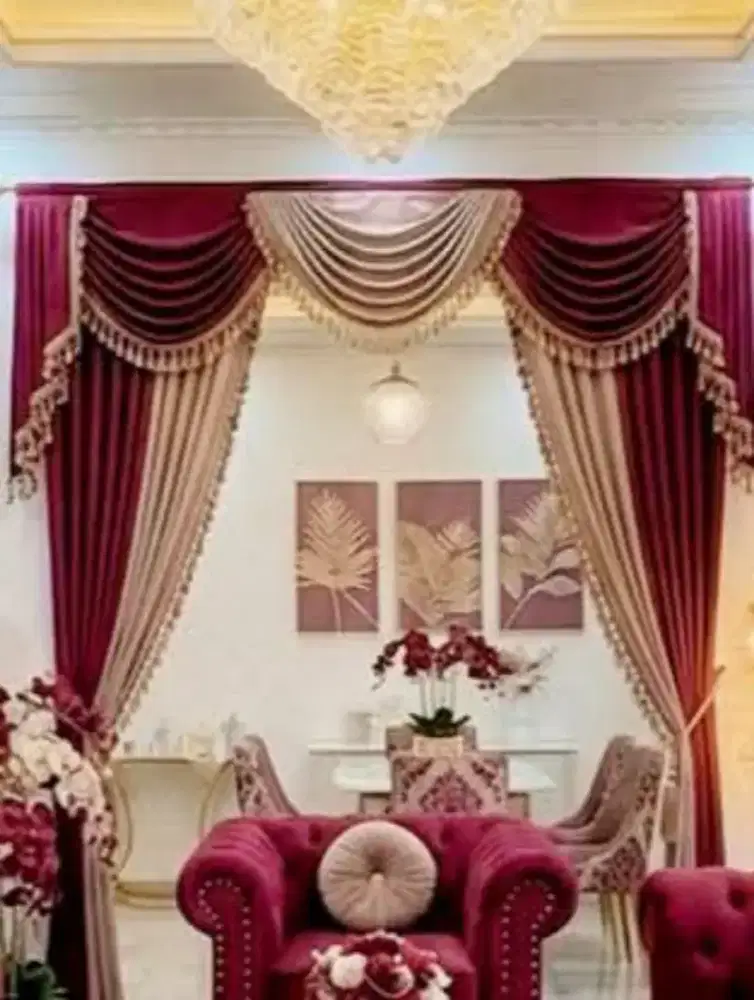 Gorden tirai rumah minimalis kantor dan hotel costum