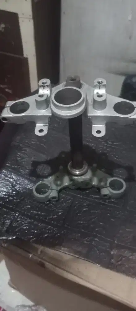 Segitiga atas bawah & Knalpot RX king Cobra