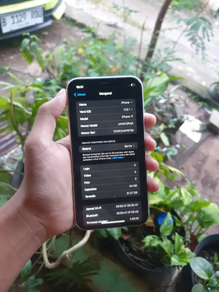 IPhone 11 64GB fulset ex pemakean