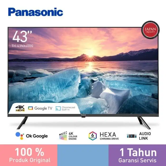 TV PANASONIC  NX600| 43 pemakaian 4 bulan