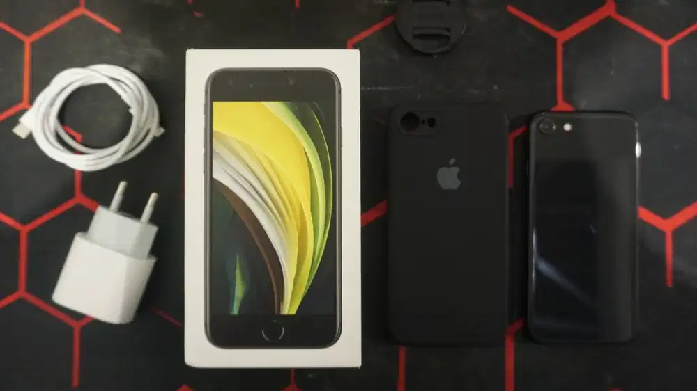 Iphone SE 2020 GB Black Ibox Mulus Normal