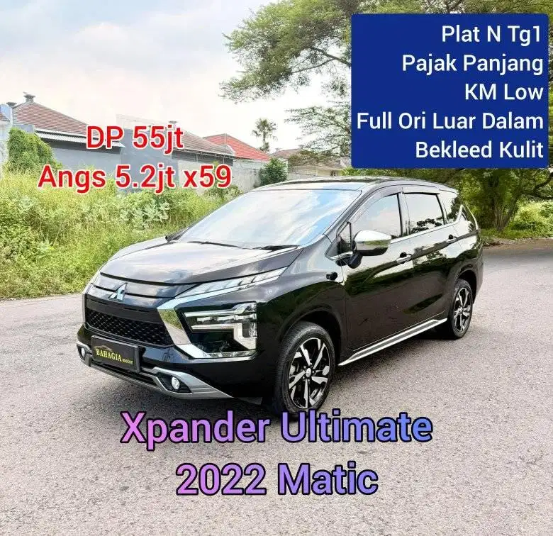 (KM Low) Xpander Ultimate 2022 Matic AT CVT Hitam Expander XL7 2023