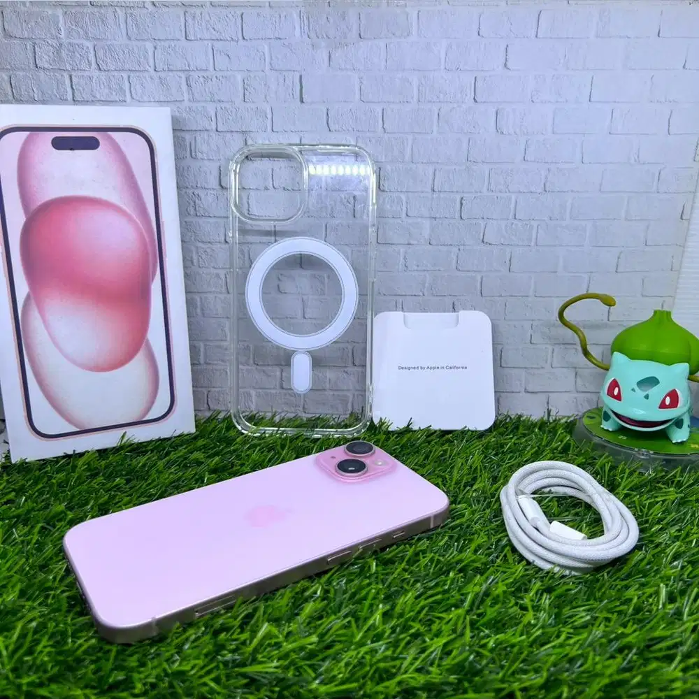 Iphone 15 ibox 128gb fullset mulus no minus