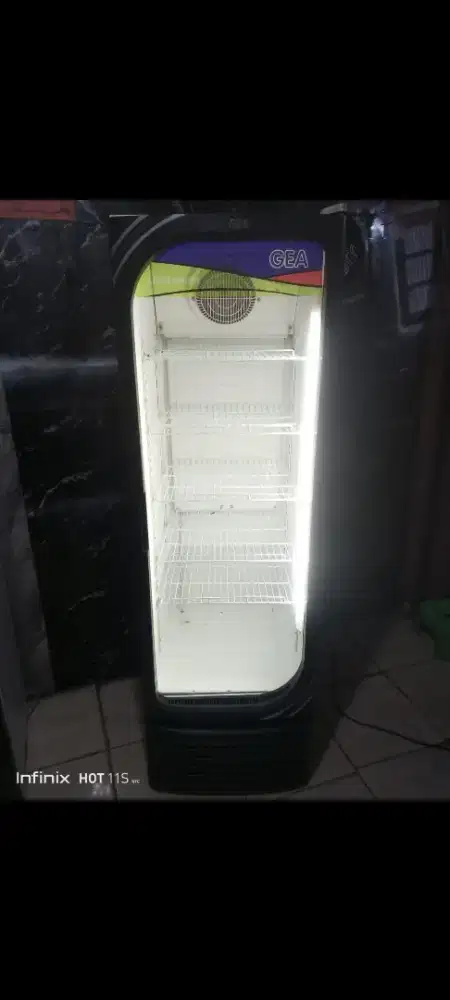 Jual bu kulkas pendingin minuman ukuran 5 rak merk GEA