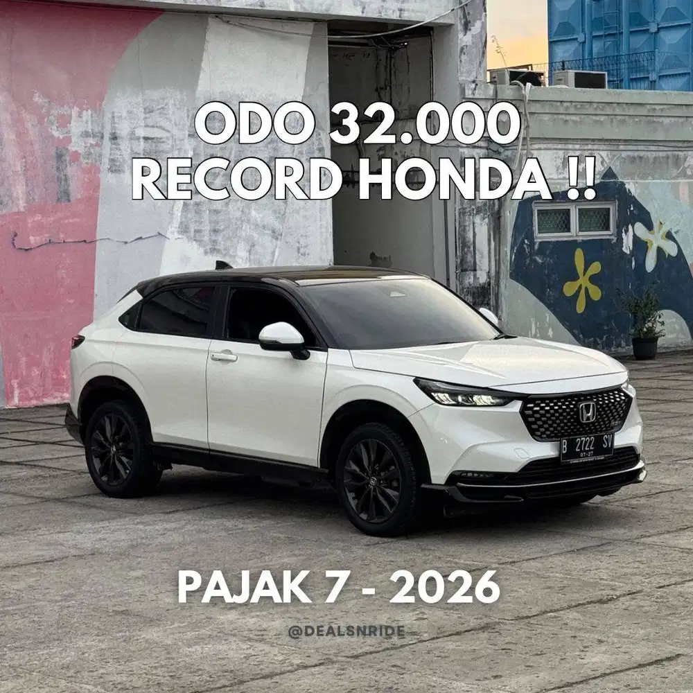 ODO 32.000 ANTIKK !! PAJAK 7/2026 HONDA HRV RS TURBO CVT 2022 ANTIK