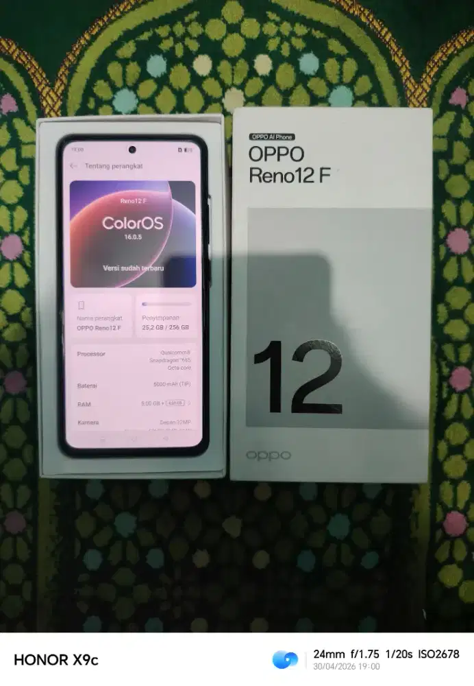 Oppo Reno 12F 4G 8+8/256GB Fullset