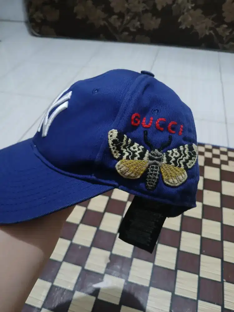 Hat guccong blue edisi