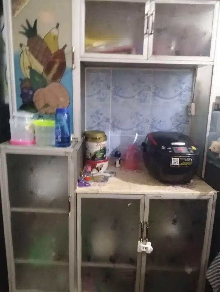Jual kulkas 1 pintu merk tosiba glacio free rak piring