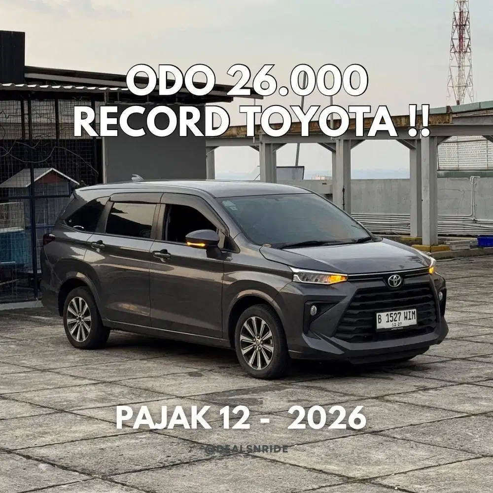 ODO 26.000 ANTIKK !! PAJAK 12/2026 TOYOTA NEW AVANZA G MANUAL 2022