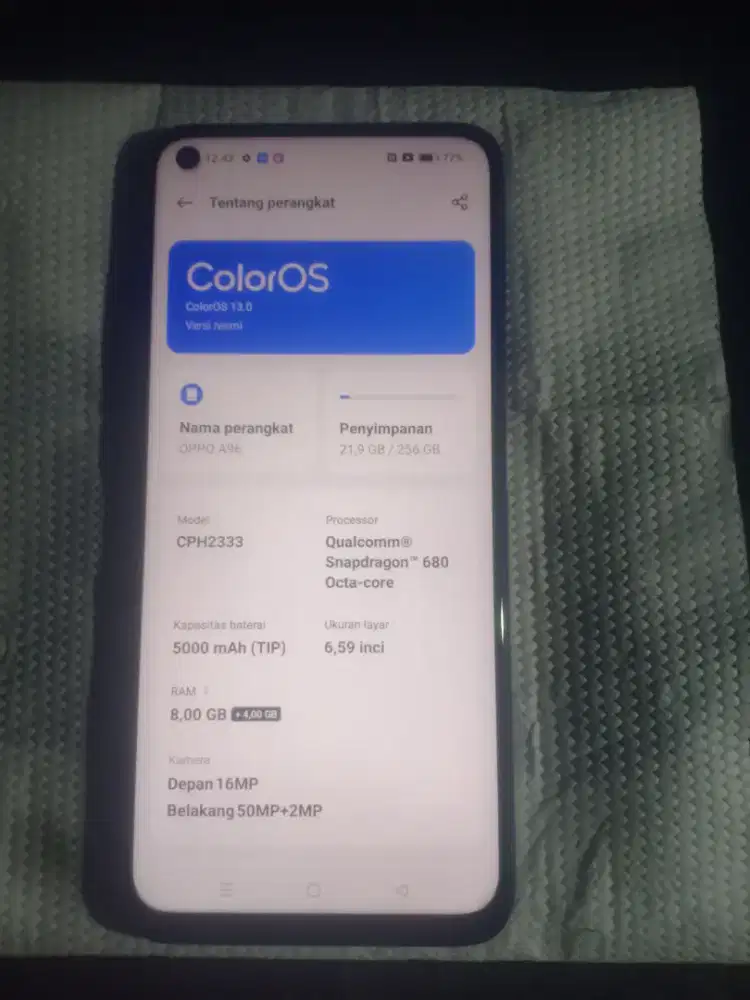 Oppo A96 (Handphone Aja)