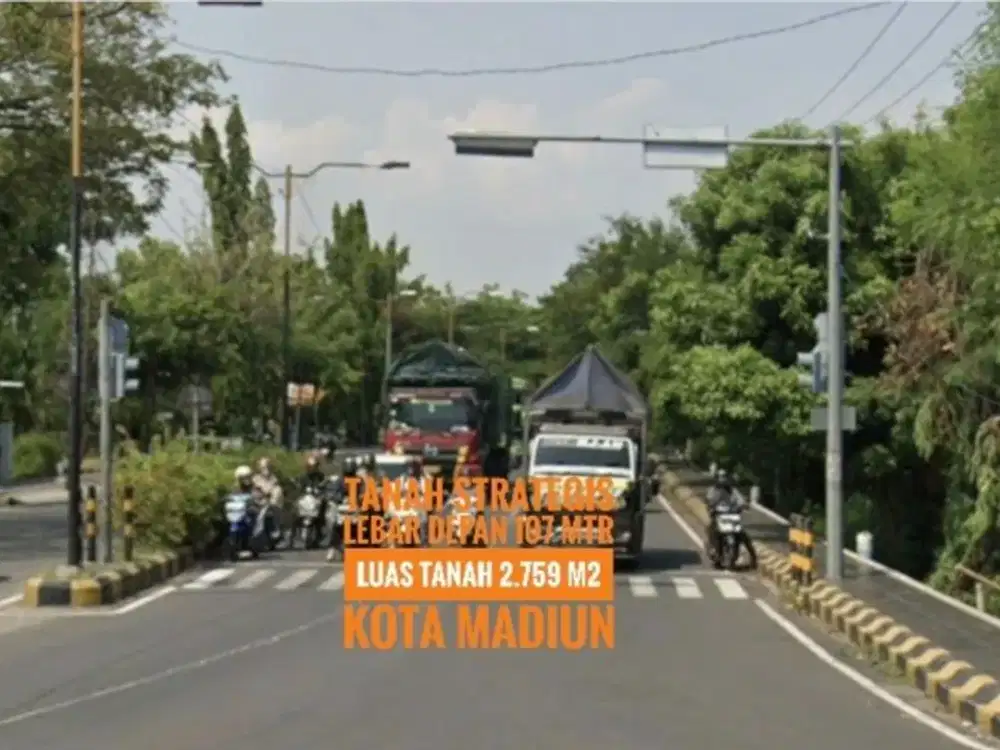 AD// Tanah Pekarangan LD 107 mtr, Per3an Ringroad-Urip Sumoharjo KOTA MADIUN Prospektif