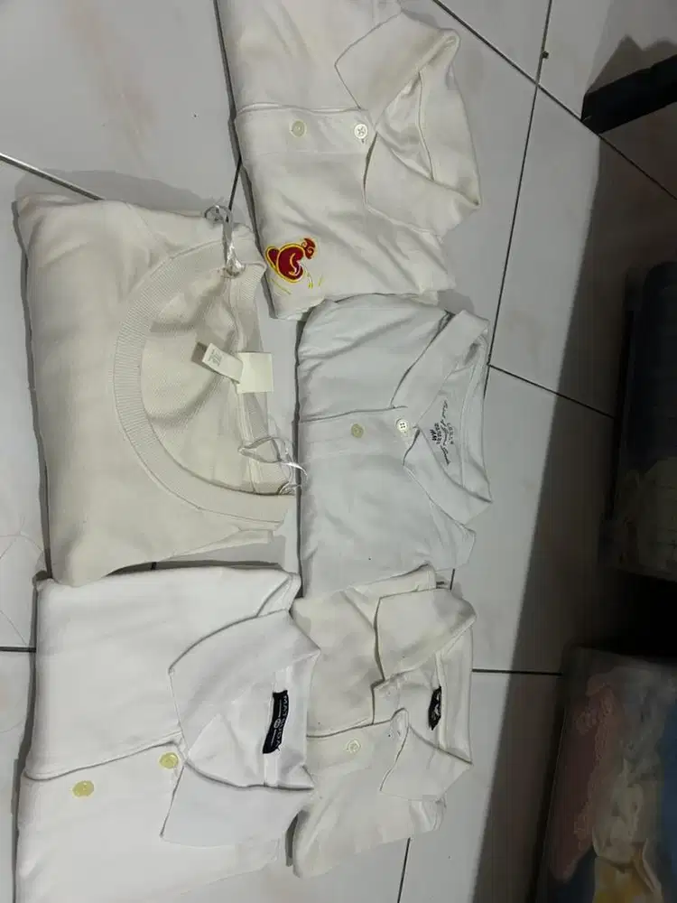 Baju sudah tidak terpakai polo shirt giordano hnm marknspencer