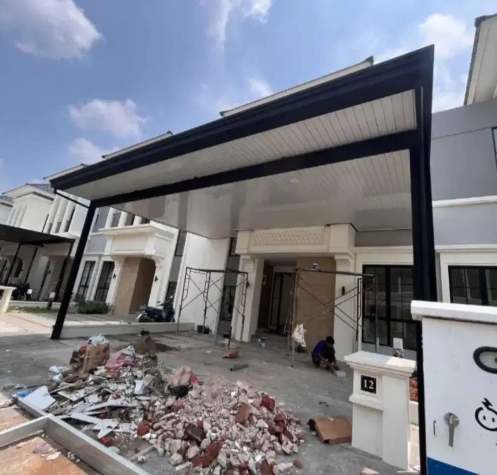 Kanopi alderon single layer+plafon pvc