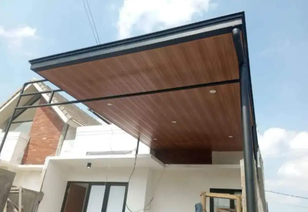 Kanopi alderon single layer+plafon pvc