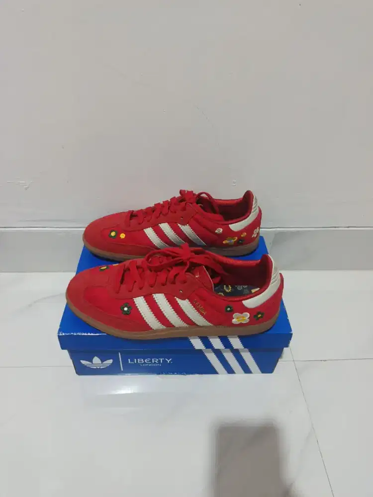Sepatu Adidas Samba Liberty Red Original Size 39