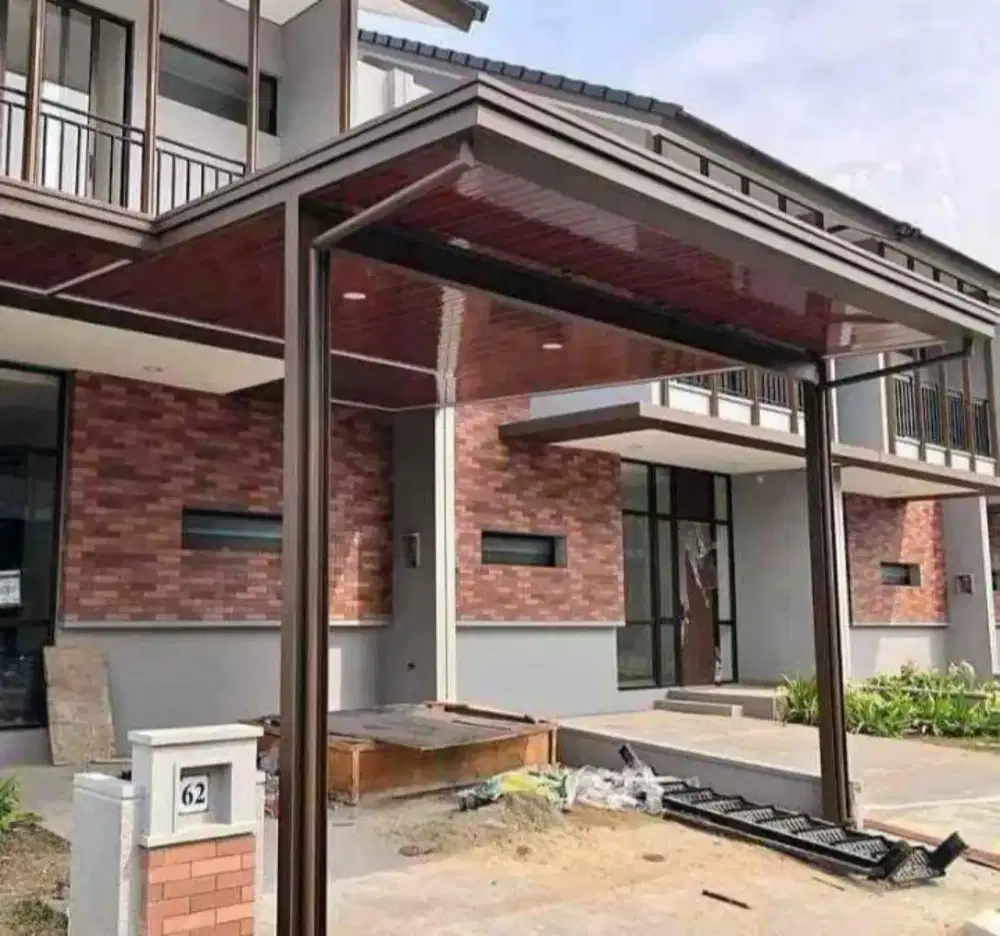 Kanopi alderon single layer+plafon pvc