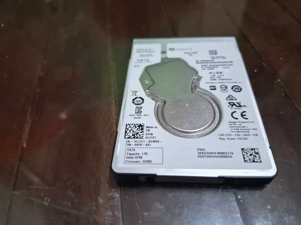 Harddisk Seagate 2.5 1TB