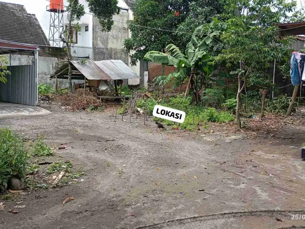 DIJUAL TANAH PEKARANGAN TIMUR BUDI MULIA DAN MASJID CRYSTAL AREA PANJEN WEDOMARTANI