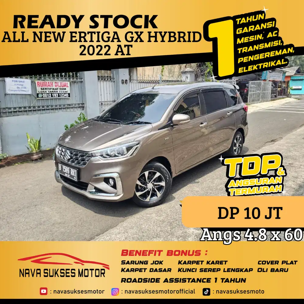 TDP 10 Jt Angs Termurah All New Ertiga Hybrid Low Km Like New