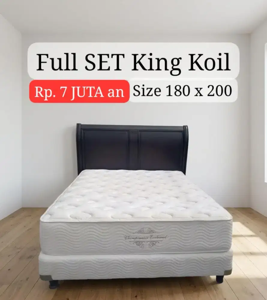 King Koil Chiropractor Endorsed Fullset Divan