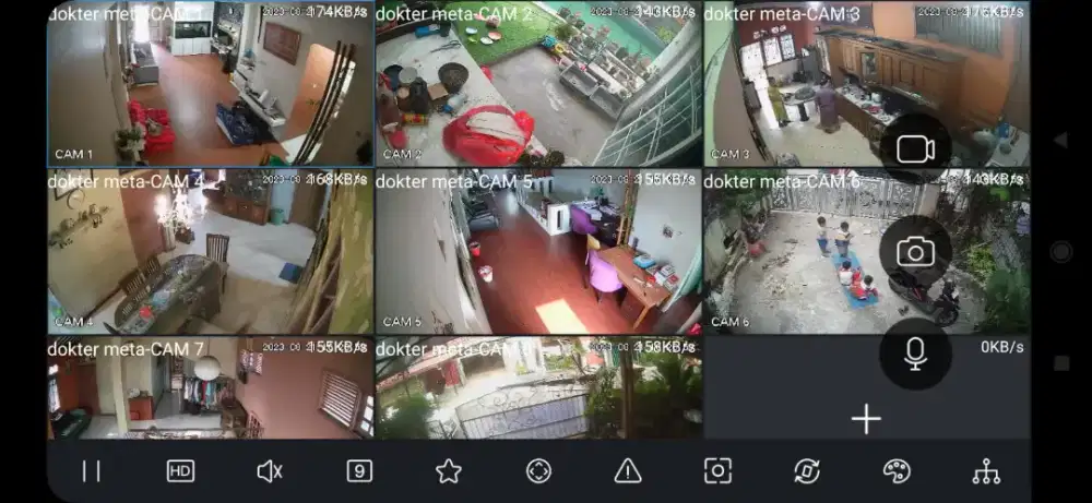 Paket 2jtan 2 camera 2mp dahua free bagus puas
