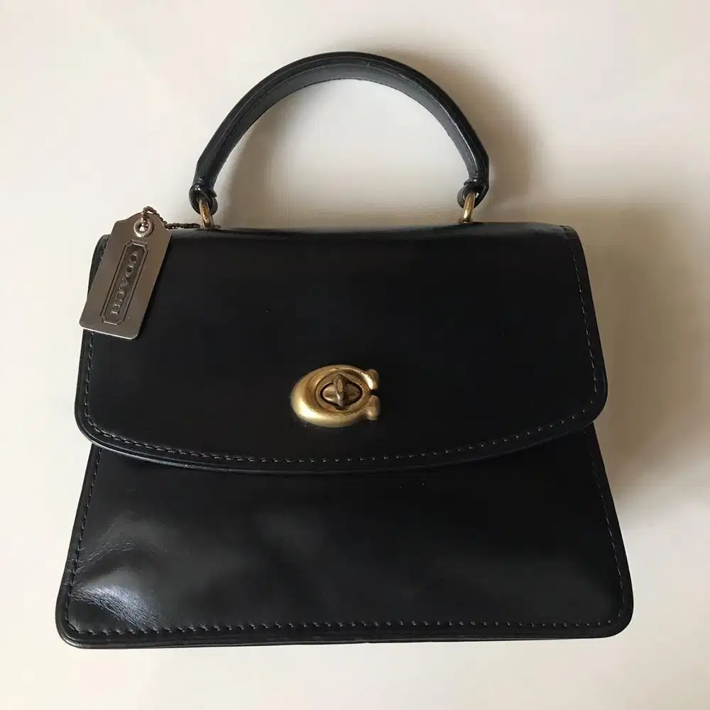 Tas coach bag slingbag tas pesta tas jinjing tas hitam vintage