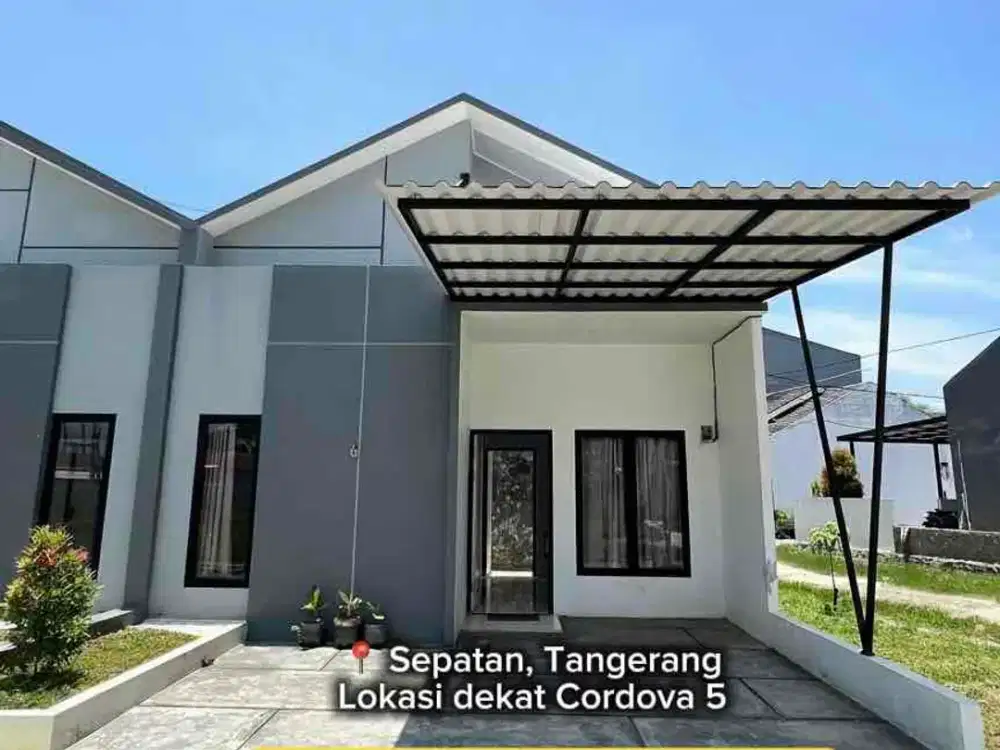 rumah modern minimalis 3 juta All in dekat bandara Soekarno-Hatta