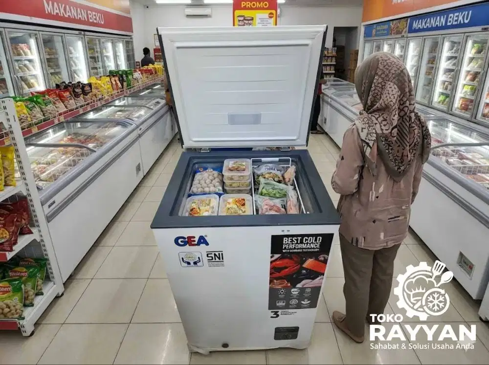 Chest Freezer GEA Kapasitas 320 Liter Kompresor Inverter