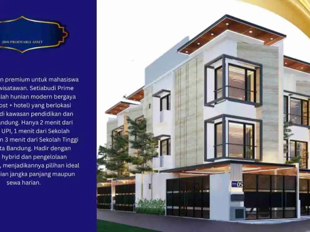 (HOT) Jual Kosan Baru UPI Setiabudhi Bandung (Kostel) 5 Kamar + 5 KM, 2 Menit Ke kampus