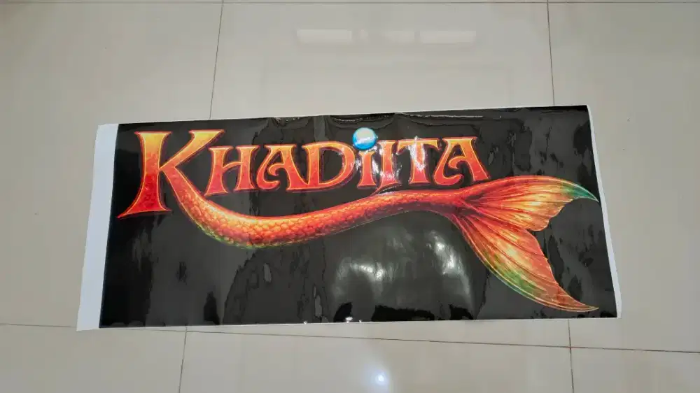 Sticker logo komunitas pecinta ikan stiker promosi logo & tulisan