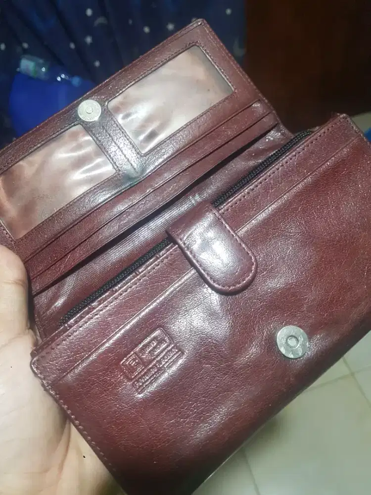 dompet panjang kulit