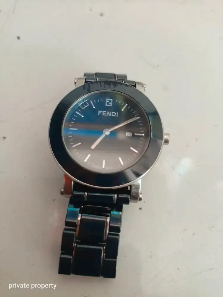 Jam tangan wanita fendi ceramic emerald green