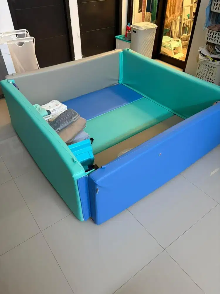 Playbie Playmat Bumper Bed Box 150x150 bekas