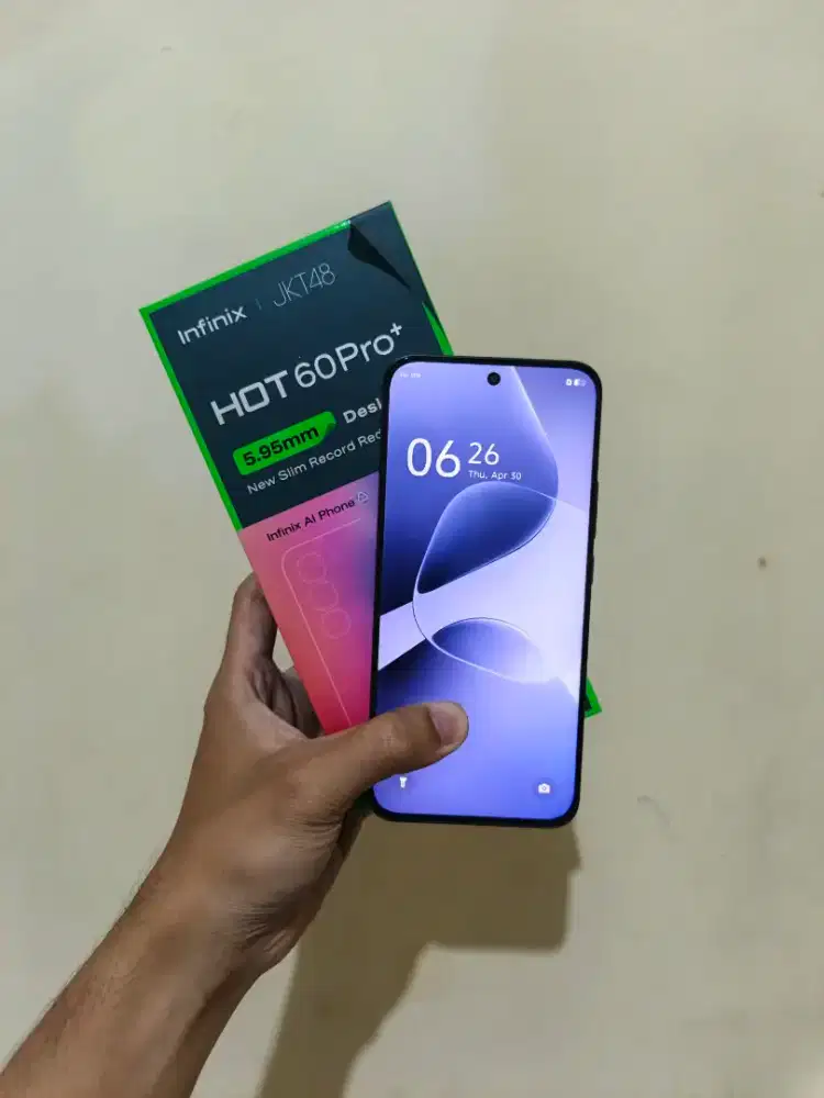 infinix hot 60 pro+ 8/256 fullset