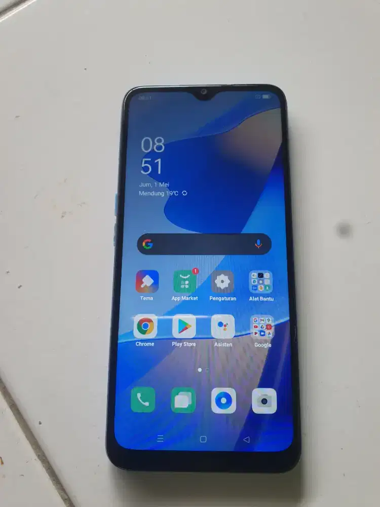 Dijial oppo A54s, ram 6/128, versi android 11,batangan