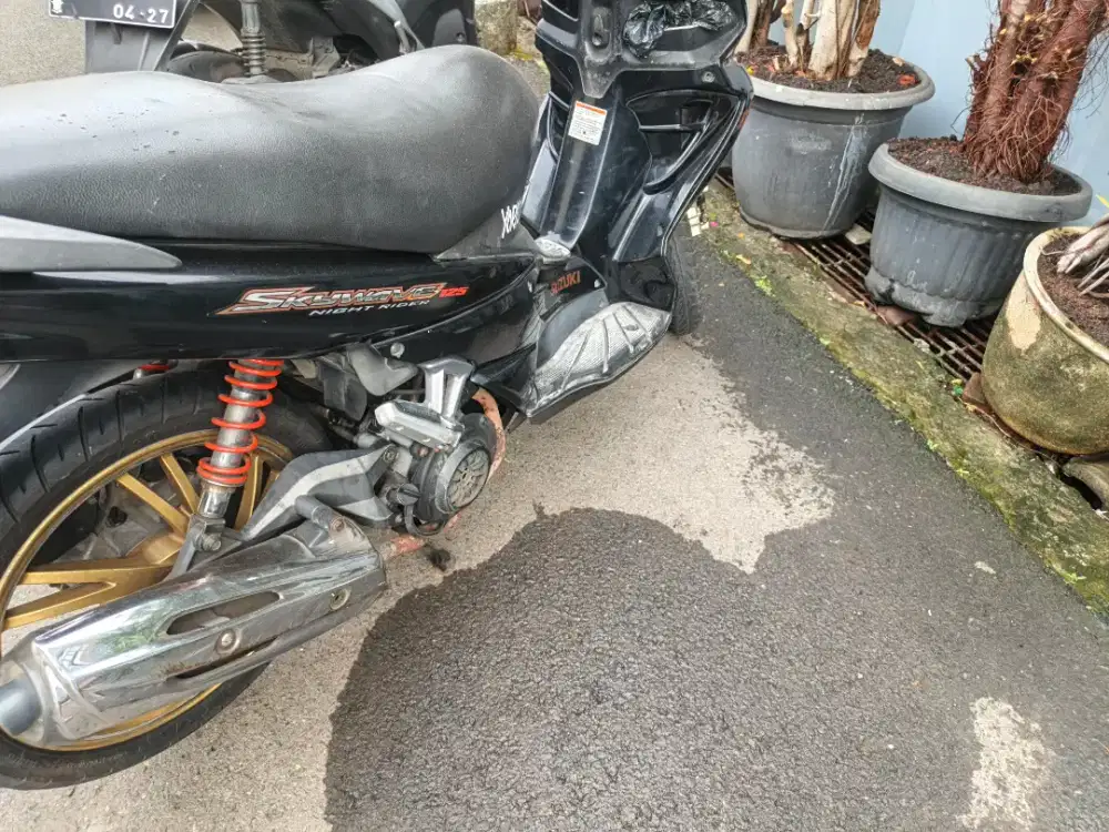 jual santai apa adanya Suzuki Skywave