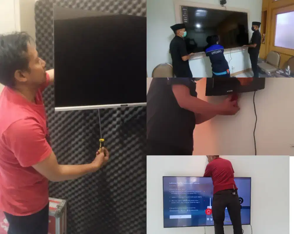 Braket +pasang atau jasa pasang terima bracket breket led tv