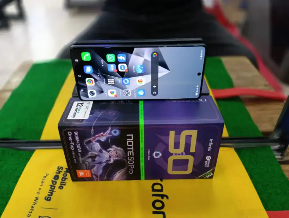 INFINIX Note 50 Pro Ram 8 /256 Gb no minus mulus lengkap original