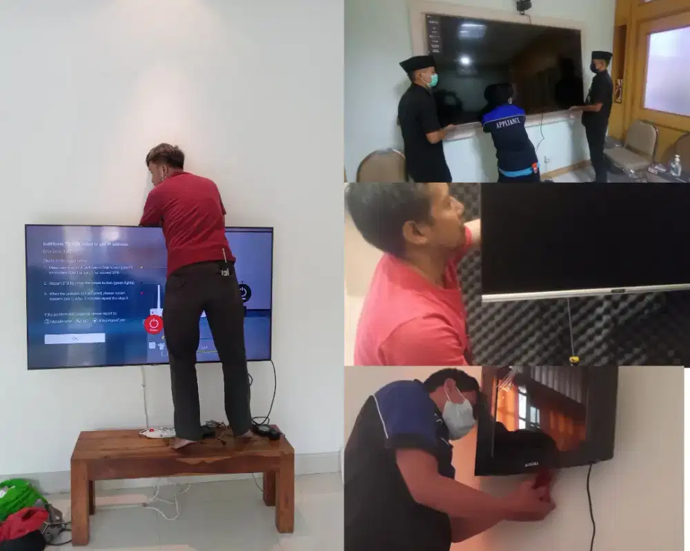 Braket +pasang atau jasa pasang terima rapih breket bracket led tv
