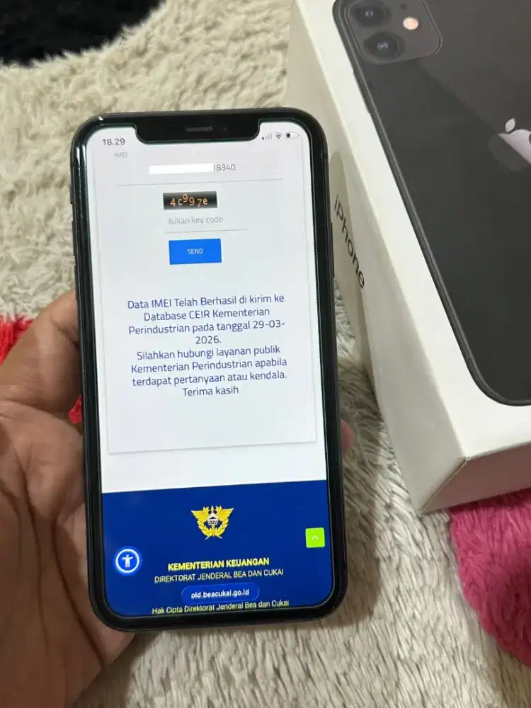 Iphone 11 64Gb Beacukai Resmi No Minus