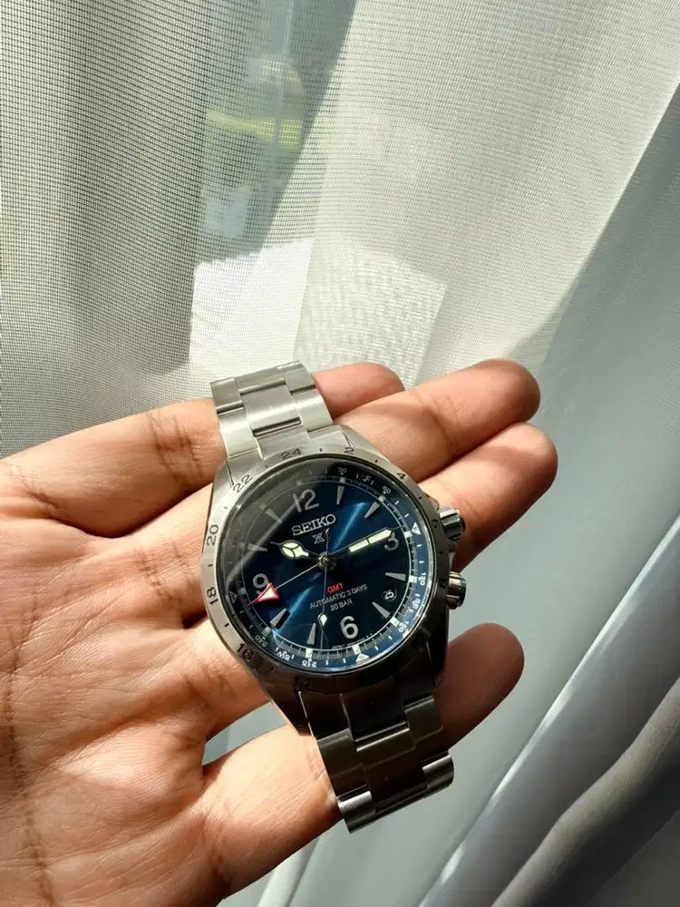 Seiko Alpinist GMT Blue Dial